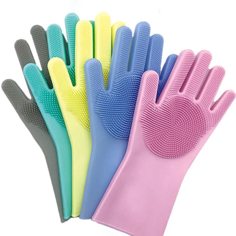 1Pair Household Cleaning Tools Kitchen Accessories Heat Resistant Reusable Food Grade Silicone Dishwashing Gloves 34.5*15.5CM
1Pair Household Cleaning Tools Kitchen Accessories Heat Resistant Reusable Food Grade Silicone Dishwashing Gloves 34.5*15.5CM