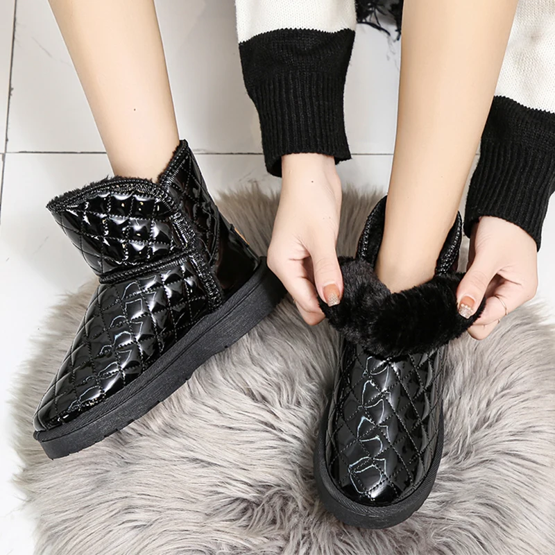 Shoes Woman 2021 Snow Boots Non-Slip Women Boots Winter Warm Women Shoes With Fur Velvet Lattice Luxury Designer Thick-sole
Shoes Woman 2021 Snow Boots Non-Slip Women Boots Winter Warm Women Shoes With Fur Velvet Lattice Luxury Designer Thick-sole