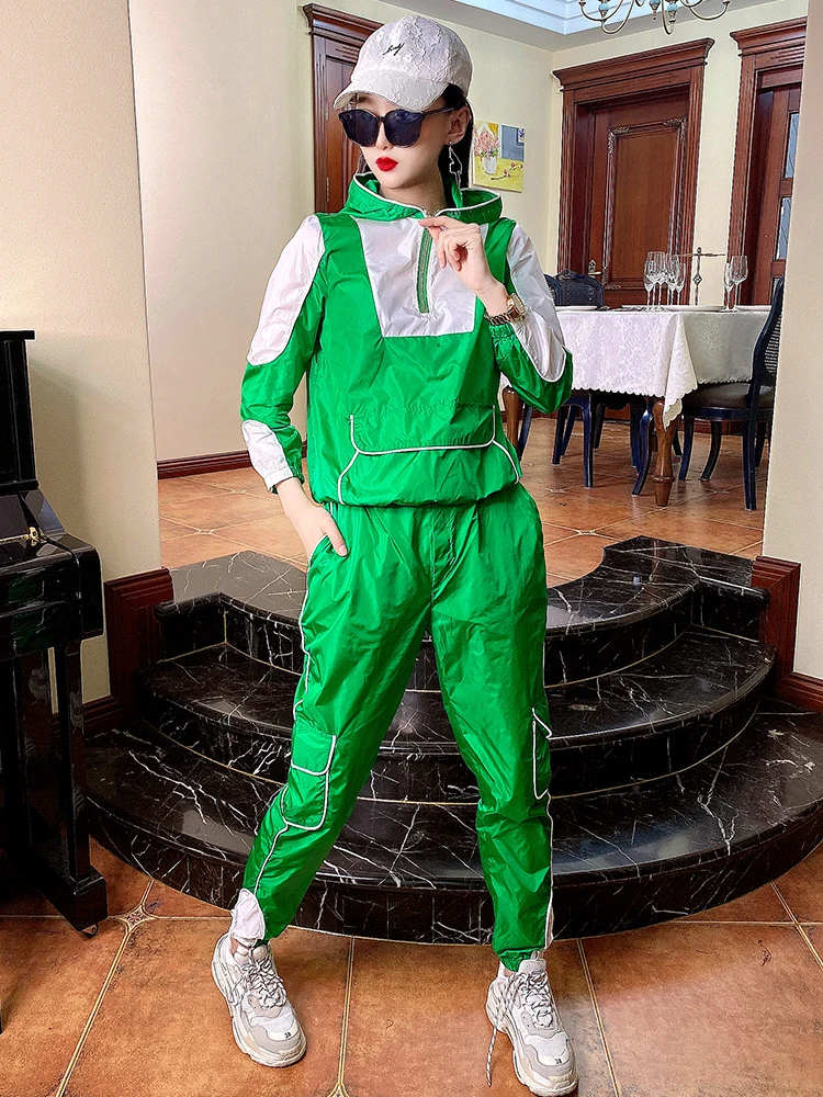 Leisure Sports Suit Women's Spring 2021 New Fashion Korean Style Sportswear Two-Piece Set Western Youthful-Looking Fashion
Leisure Sports Suit Women's Spring 2021 New Fashion Korean Style Sportswear Two-Piece Set Western Youthful-Looking Fashion