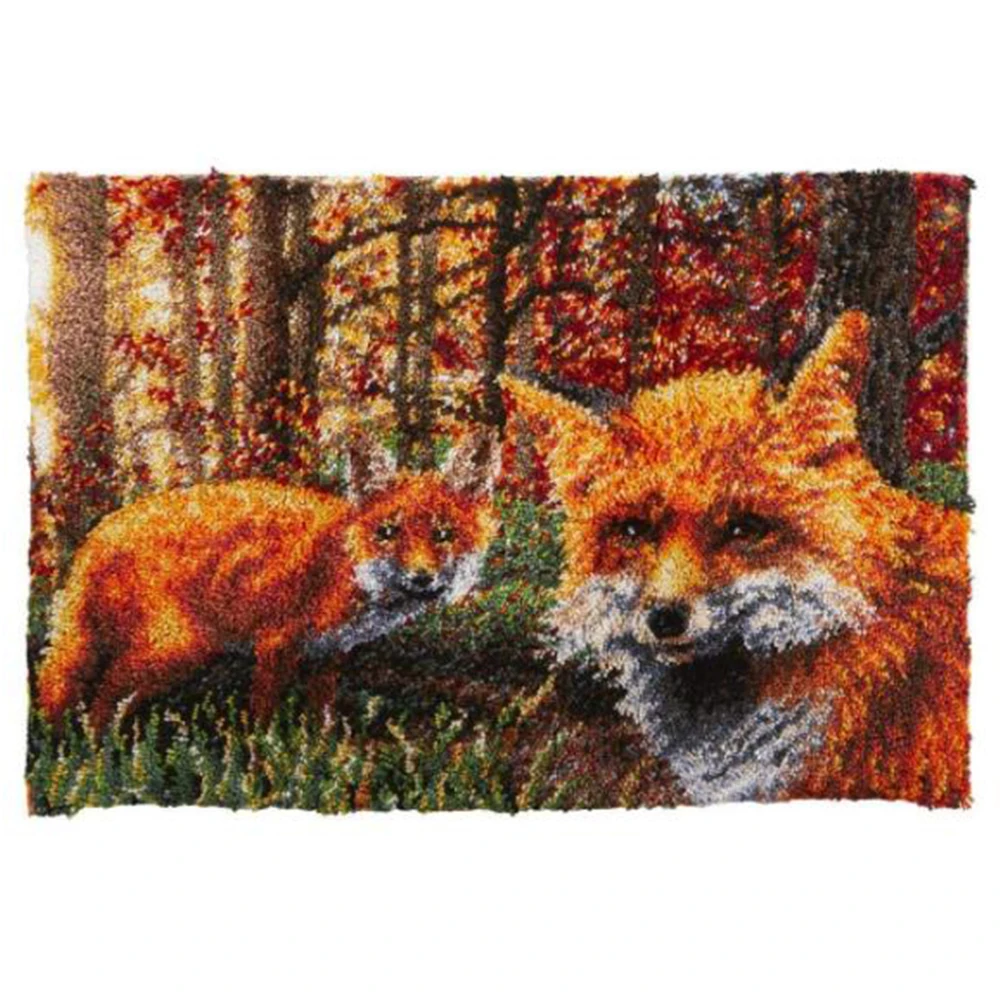 Home decoration DIY carpet for adult Carpet embroidery set with Pre-Printed Pattern Latch hook cushion do it yourself Fox
Home decoration DIY carpet for adult Carpet embroidery set with Pre-Printed Pattern Latch hook cushion do it yourself Fox