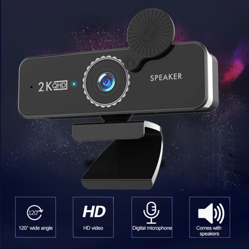 2021 New Webcams Conference Camera Network HD Live 2K Computer Camera With Built-in Speaker Speaker Computer Peripherals
2021 New Webcams Conference Camera Network HD Live 2K Computer Camera With Built-in Speaker Speaker Computer Peripherals
