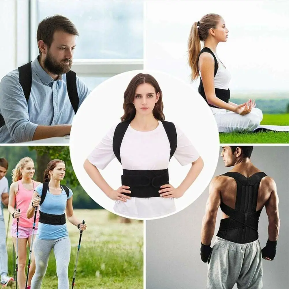 1PC Adjustable Back Spine Posture Corrector Adult Humpback Back Posture Brace Shoulder Belt Pain Support Correction G8C3
1PC Adjustable Back Spine Posture Corrector Adult Humpback Back Posture Brace Shoulder Belt Pain Support Correction G8C3
