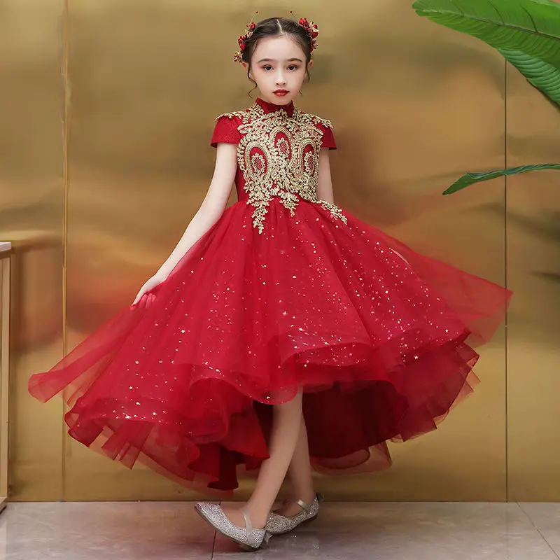 2020Autumn Winter Elegant Chinese Style Children Girls Standing-Collar Birthday Party New Year Festivals Ceremony Princess Dress
2020Autumn Winter Elegant Chinese Style Children Girls Standing-Collar Birthday Party New Year Festivals Ceremony Princess Dress