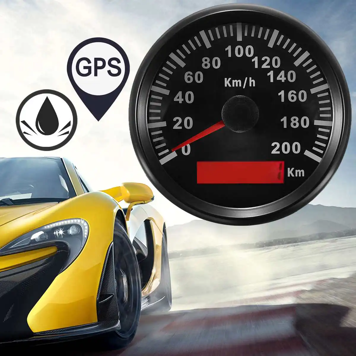 85mm Universal GPS Speedometer 200KM/H Stainless Speedometer Waterproof Digital Gauges for Car Truck Boat Motor Auto + Backlight
85mm Universal GPS Speedometer 200KM/H Stainless Speedometer Waterproof Digital Gauges for Car Truck Boat Motor Auto + Backlight
