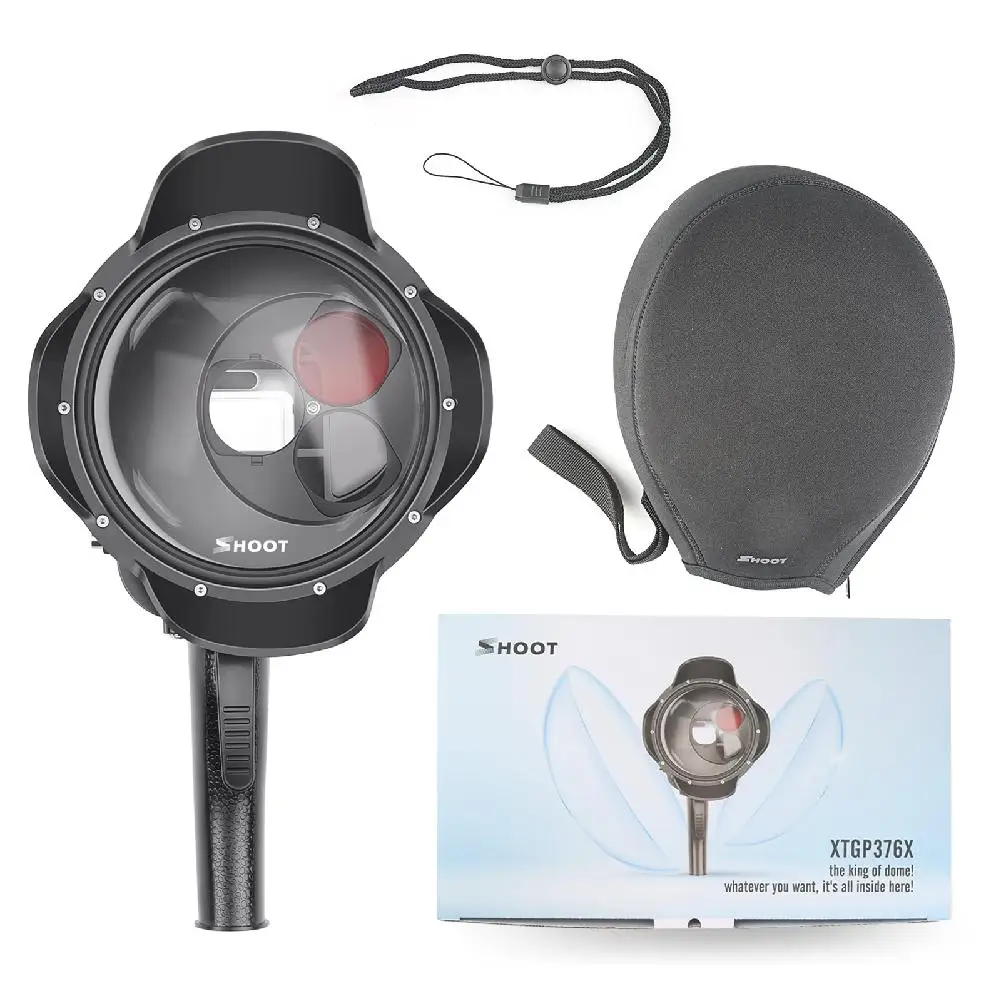 TWISTER.CK Dome Port Diving Lens Cover Case Filter Switchable Dome Trigger Grip for GoPro Hero 5 6 7
TWISTER.CK Dome Port Diving Lens Cover Case Filter Switchable Dome Trigger Grip for GoPro Hero 5 6 7