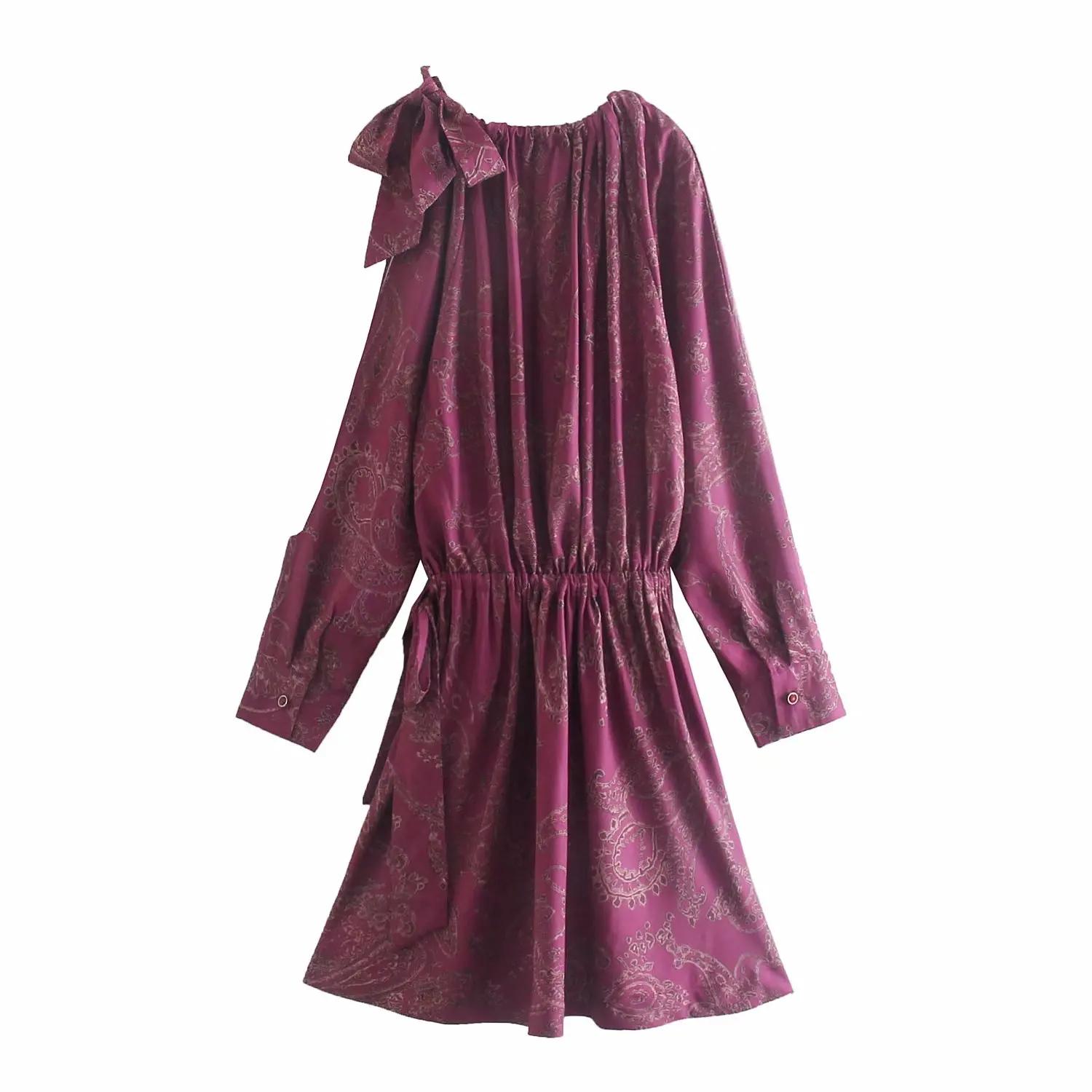 2021 ZA summer new women's clothing waist slimming Western style fashionable printed off-shoulder niche dress RA 0320390
2021 ZA summer new women's clothing waist slimming Western style fashionable printed off-shoulder niche dress RA 0320390