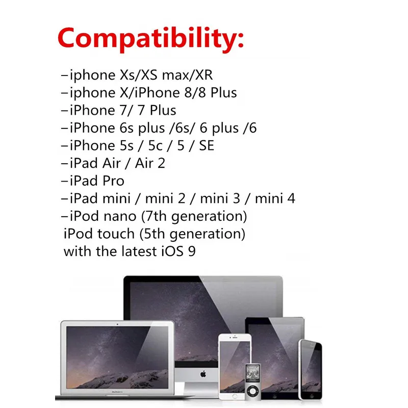 USB-кабель для быстрой зарядки и передачи данных 10 шт. iPhone 12 Mini 2A 5 6 7 Pro Max 11 XR 8 |