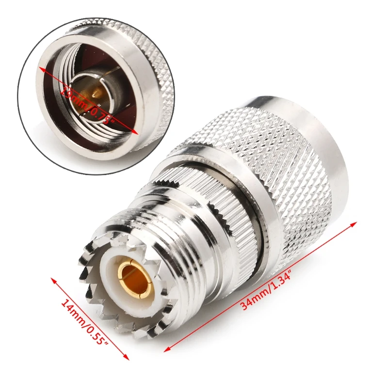 H7JA NJ/UHFK RF Coaxial Cable UHF Female to N Male High Frequency Adapter Connector
H7JA NJ/UHFK RF Coaxial Cable UHF Female to N Male High Frequency Adapter Connector