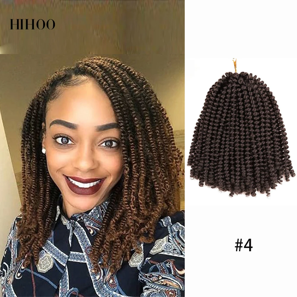 8'' Spring Twist Hair Crochet Extensions For Woman Black Brown Ombre Braiding Hair Synthetic Braid
8'' Spring Twist Hair Crochet Extensions For Woman Black Brown Ombre Braiding Hair Synthetic Braid