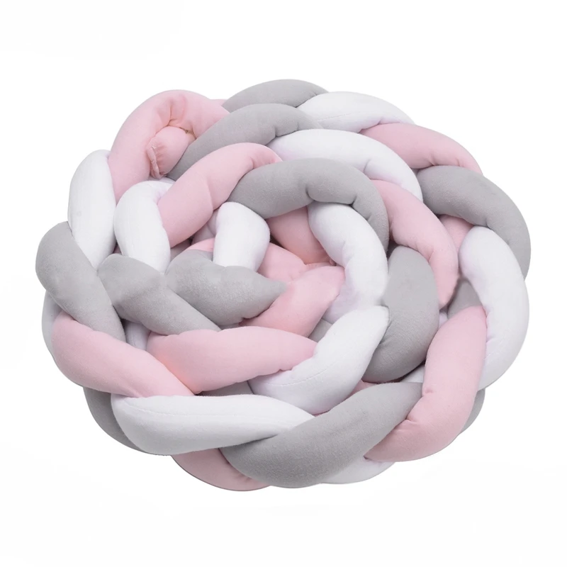Baby Crib Bumper Knotted Braided Plush Nursery Cradle Decor Newborn Gift Pillow Cushion Junior Bed Sleep Bumper (2 Meters, White
Baby Crib Bumper Knotted Braided Plush Nursery Cradle Decor Newborn Gift Pillow Cushion Junior Bed Sleep Bumper (2 Meters, White