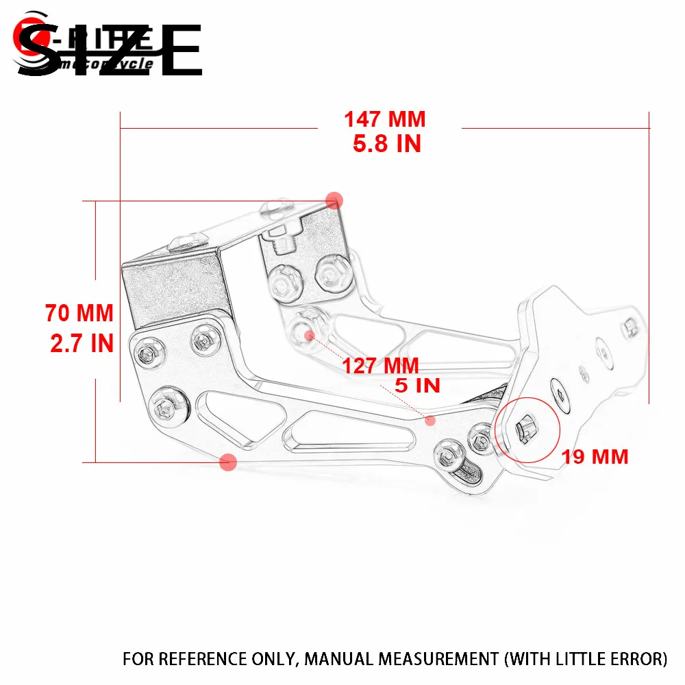 Аксессуары для мотоциклов кронштейн номерного знака держатель универсальная