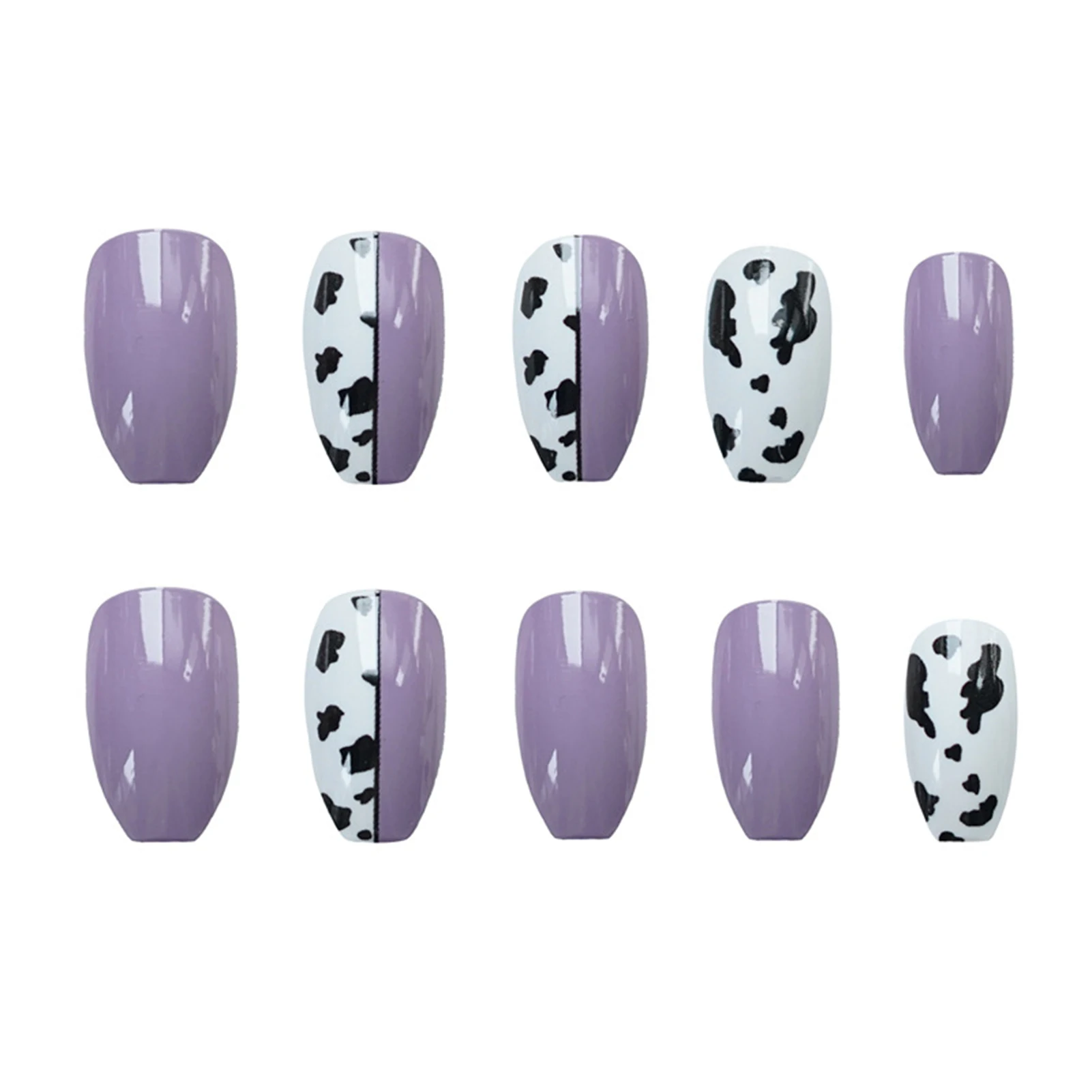 24pcs Ballet Purple Leopard Print Wear Long Paragraph Fashion Manicure Patch False Nails Save Time Wearable Nail Patch Nails
24pcs Ballet Purple Leopard Print Wear Long Paragraph Fashion Manicure Patch False Nails Save Time Wearable Nail Patch Nails