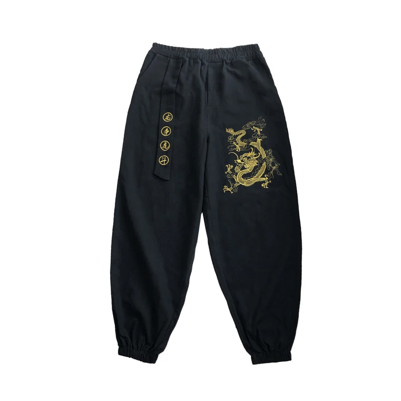 Cotton Dragon Embroidery Pants Men Joggers Trousers Men Pants Streetwear Sweatpants Harem Pants Men Trousers 5XL 2020 Autumn
Cotton Dragon Embroidery Pants Men Joggers Trousers Men Pants Streetwear Sweatpants Harem Pants Men Trousers 5XL 2020 Autumn