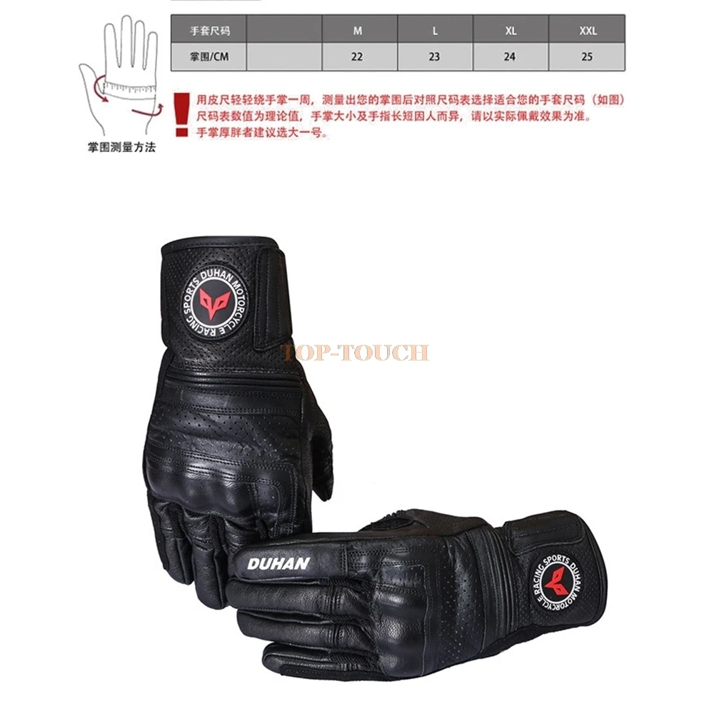 DUHAN Motorcycle Gloves Full Fingers Cowhide Leather Motocross Guantes Moto Off-Road Motocross Protective Gear Gloves Cycling
DUHAN Motorcycle Gloves Full Fingers Cowhide Leather Motocross Guantes Moto Off-Road Motocross Protective Gear Gloves Cycling