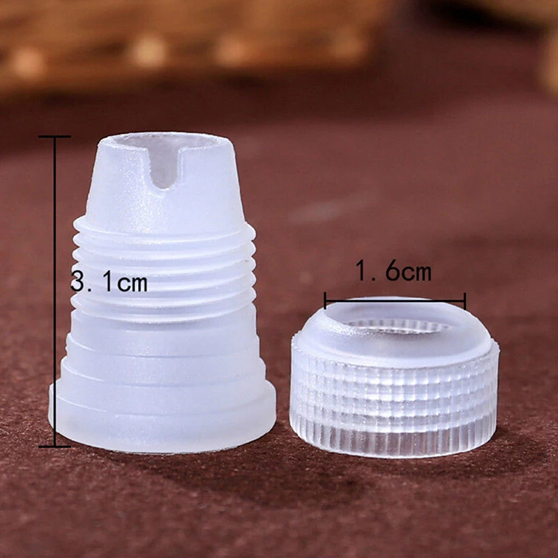10Pcs/bag Cream Nozzle Coupler Connector Easy To Use Convenient Baking Tool for Cake Decorating Icing Piping Bag Converter
10Pcs/bag Cream Nozzle Coupler Connector Easy To Use Convenient Baking Tool for Cake Decorating Icing Piping Bag Converter