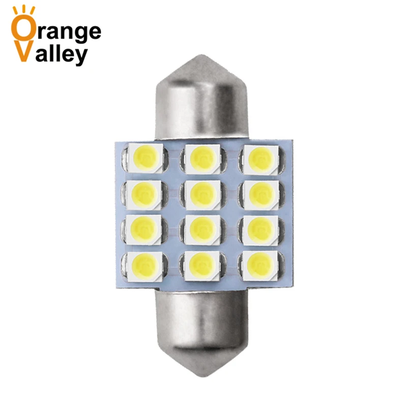 500pcs Festoon c5w 31mm 36 mm 39mm 41mm 3528 1210 12 SMD LED Car Dome light Interior Indicator Light Bulb Lamp 12V
500pcs Festoon c5w 31mm 36 mm 39mm 41mm 3528 1210 12 SMD LED Car Dome light Interior Indicator Light Bulb Lamp 12V