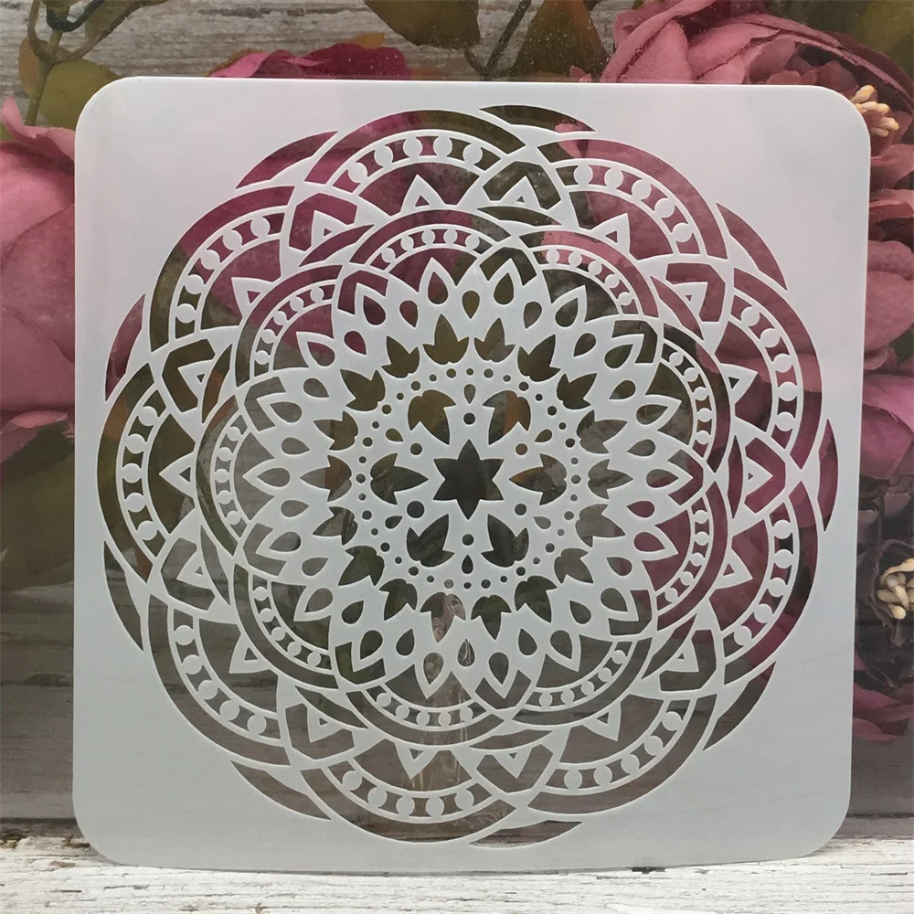 Mandala Round Layered Wheel Design 2 DIY Layering Stencils Painting Scrapbook Coloring Embossing Album Decorative Template
Mandala Round Layered Wheel Design 2 DIY Layering Stencils Painting Scrapbook Coloring Embossing Album Decorative Template