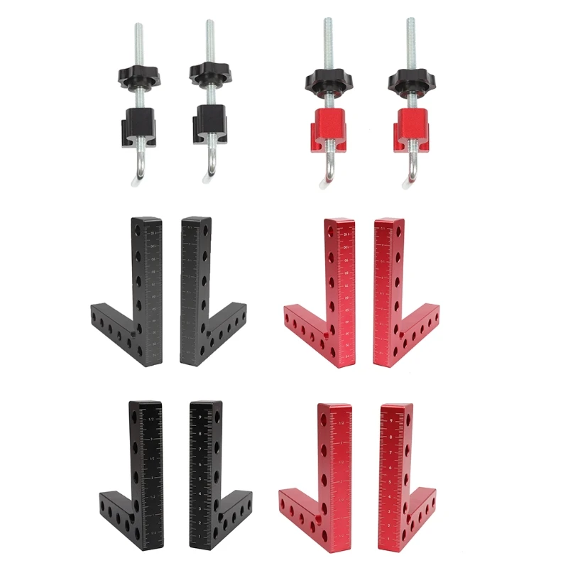 L-Shape Right Angle 90º Woodworking Positioning Clamping Auxiliary Jig Machinist Square Metric Inch Scale Protractor
L-Shape Right Angle 90º Woodworking Positioning Clamping Auxiliary Jig Machinist Square Metric Inch Scale Protractor