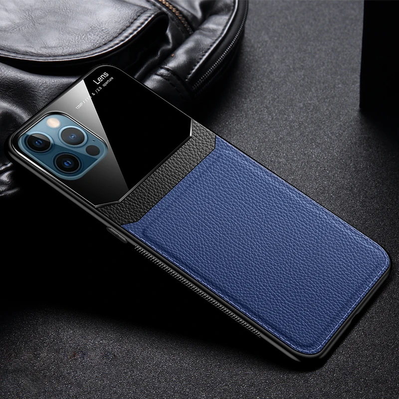 Shockproof Phone Case for iphone 12 11 Pro Max XS Max XR X 6S 6 7 8 Plus Case Luxury leather texture Soft TPU Plexiglass Cover
Shockproof Phone Case for iphone 12 11 Pro Max XS Max XR X 6S 6 7 8 Plus Case Luxury leather texture Soft TPU Plexiglass Cover