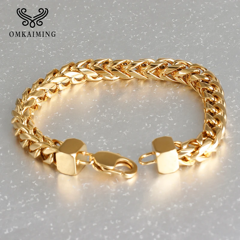 Men's Stainless Steel Figaro Chain Cuban Bracelet (Width 8mm/ Length 22, 23mm) Hip Hop Bracelet Factory Direct Customization
Men's Stainless Steel Figaro Chain Cuban Bracelet (Width 8mm/ Length 22, 23mm) Hip Hop Bracelet Factory Direct Customization