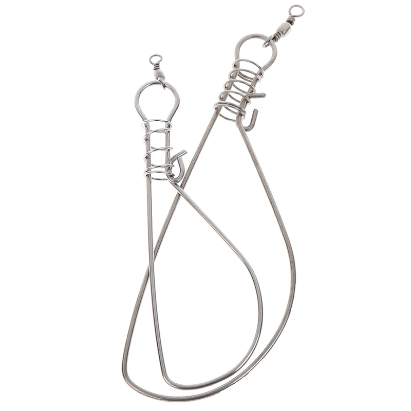 1Pc Fishing Tackle For Accessories Fishing Lock Buckle Stainless Steel Live Fish Lock Belt Fishing Stringer