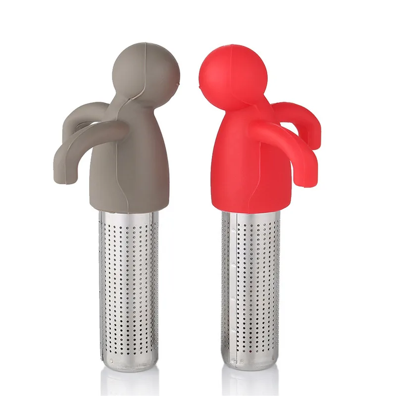 Kitchen accessories and tools small humanoid silicone tea strainer with tea filter for brewing tea bags and tea cup decoration
Kitchen accessories and tools small humanoid silicone tea strainer with tea filter for brewing tea bags and tea cup decoration