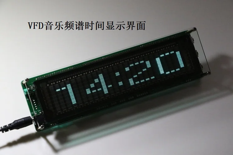 VFD Fluorescent Screen 25 Segment 15 Level Music Spectrum Display Level Indicator Electronic Digital Clock Finished
VFD Fluorescent Screen 25 Segment 15 Level Music Spectrum Display Level Indicator Electronic Digital Clock Finished