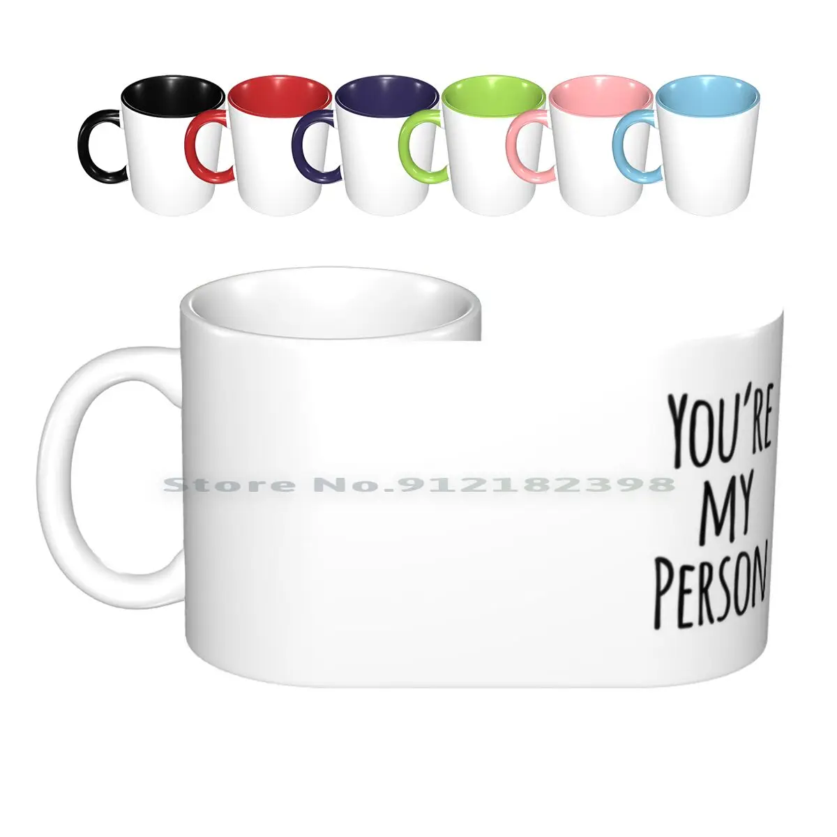 

You're My Person Friend Quote Ceramic Mugs Coffee Cups Milk Tea Mug Youre My Person Quote Greys Anatomy Typography Friendship