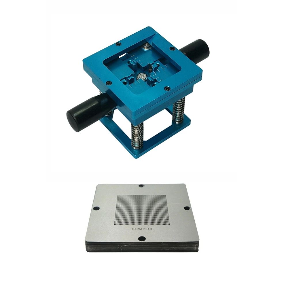 Blue 90MM BGA Reballing Station Handle Reball Jig 341pcs Stencil 250K Lead Solder Ball Solder Paste GOOT CP-1515 Belt Handi-VAC
Blue 90MM BGA Reballing Station Handle Reball Jig 341pcs Stencil 250K Lead Solder Ball Solder Paste GOOT CP-1515 Belt Handi-VAC