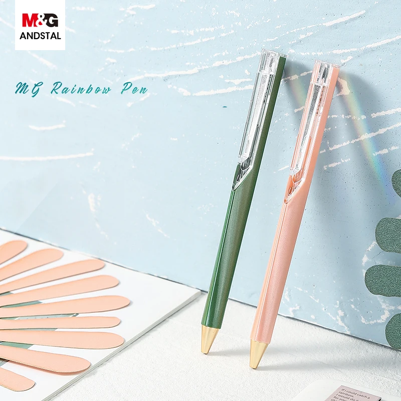 M&G Aurora Rainbow Series Quick-drying Gel Pen Set 0.5 Black Water Pen Magnetic Bookmark Sets Student Office School Supplies
M&G Aurora Rainbow Series Quick-drying Gel Pen Set 0.5 Black Water Pen Magnetic Bookmark Sets Student Office School Supplies