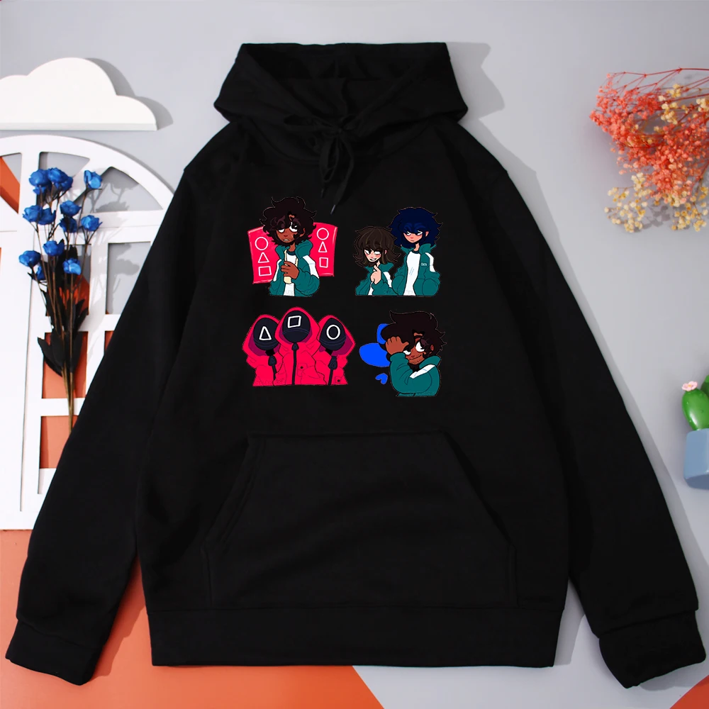 Funny Squid Game Manga Women Hoodies Simple Autumn Loose Hoodie Femme Fashion Korean Style Clothes Female Cartoon Streetwear
Funny Squid Game Manga Women Hoodies Simple Autumn Loose Hoodie Femme Fashion Korean Style Clothes Female Cartoon Streetwear