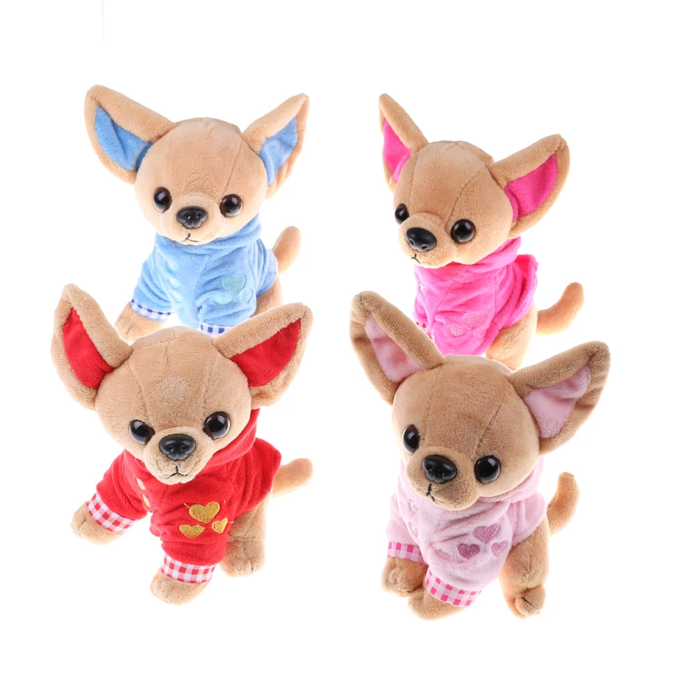 NEW 2021 17cm Chihuahua Dog Plush Toy Stuffed Children Birthday Christmas Present 4 Colors
NEW 2021 17cm Chihuahua Dog Plush Toy Stuffed Children Birthday Christmas Present 4 Colors