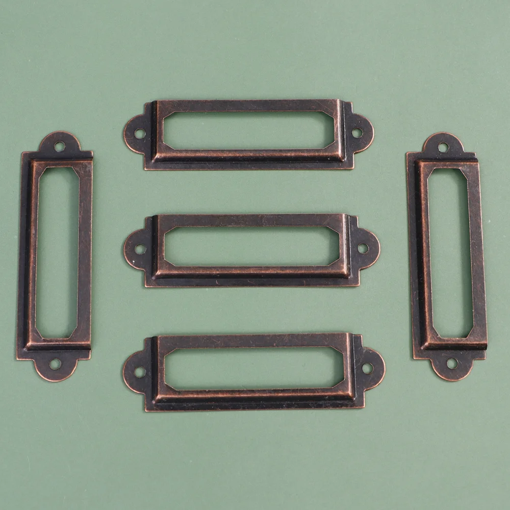 25 Pcs Retro Metal File Drawer Tag Labels Labels Holder Tag Holder Drawer Accessories with 50pcs Screws for Cabinet Drawer
25 Pcs Retro Metal File Drawer Tag Labels Labels Holder Tag Holder Drawer Accessories with 50pcs Screws for Cabinet Drawer