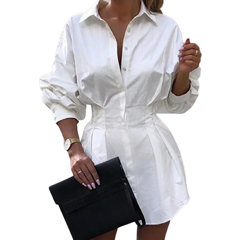 Women Autumn Winter Long Sleeve Turn-down Collar Solid Sexy Slim Shirt Office Ladies Casual Buttons Streetwear Blouse SJ4135M
Women Autumn Winter Long Sleeve Turn-down Collar Solid Sexy Slim Shirt Office Ladies Casual Buttons Streetwear Blouse SJ4135M