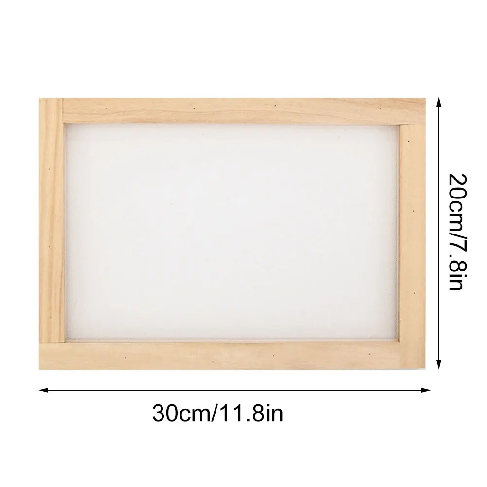 Paper Making Frame Screen DIY Wood Paper Making Papermaking Mould Crafts Handcraft Paper Recycling Tools Wooden Deckle 20x30cm
Paper Making Frame Screen DIY Wood Paper Making Papermaking Mould Crafts Handcraft Paper Recycling Tools Wooden Deckle 20x30cm