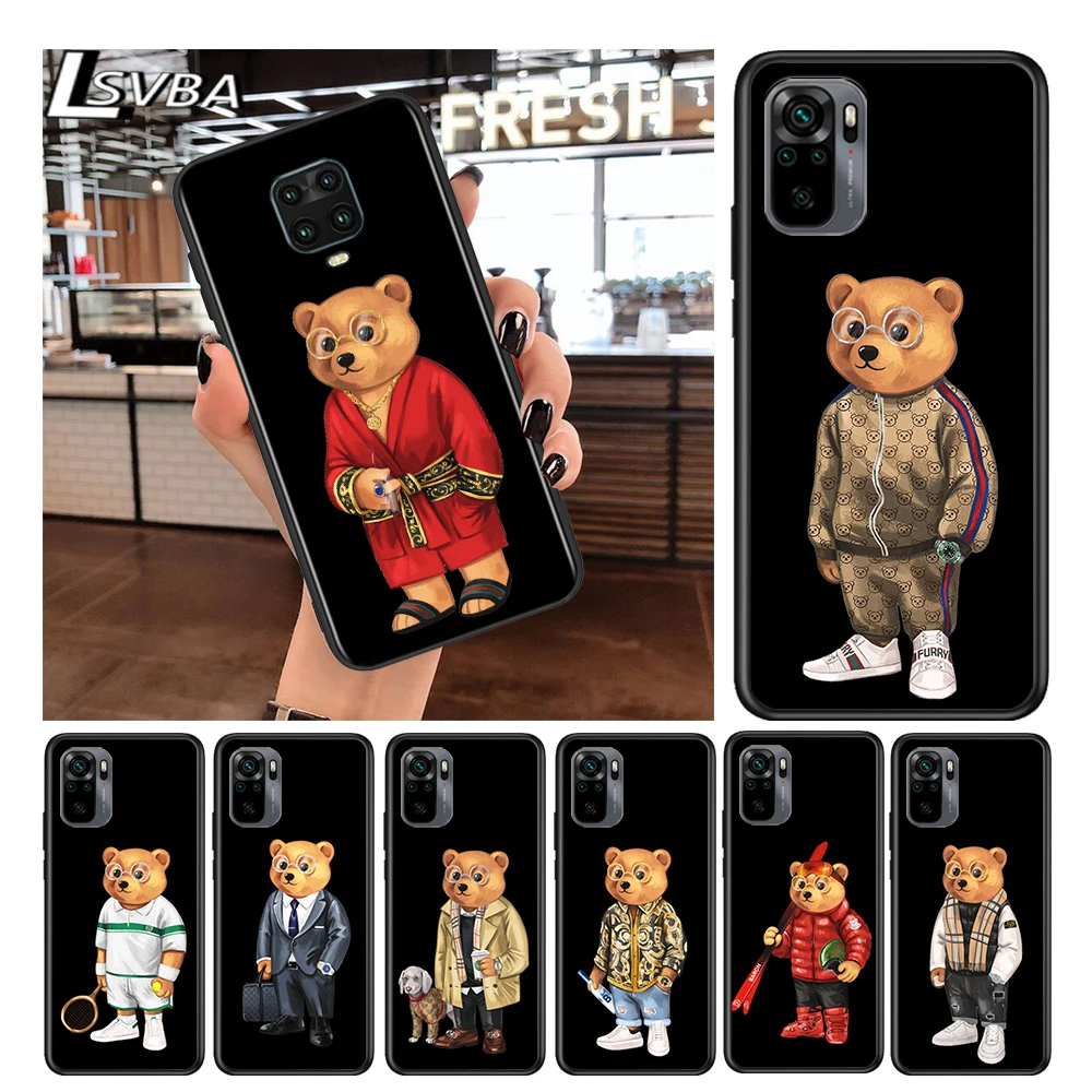 Cute Bear for Xiaomi Redmi Note 10 10S 9 9T 9S 9Pro Max 8T 8Pro 8 7 6 5 Pro 5A 4X 4 Soft Black Phone Case
Cute Bear for Xiaomi Redmi Note 10 10S 9 9T 9S 9Pro Max 8T 8Pro 8 7 6 5 Pro 5A 4X 4 Soft Black Phone Case