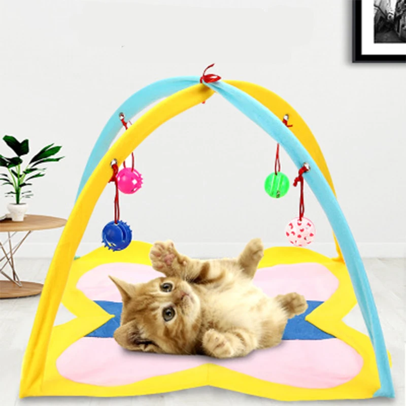 Portable Pet Cat Toys Funny Cat Tent Toys Mobile Activity Pets Play Bed Toys Cat Play Mat Blanket House Detachable Kitten Tents
Portable Pet Cat Toys Funny Cat Tent Toys Mobile Activity Pets Play Bed Toys Cat Play Mat Blanket House Detachable Kitten Tents