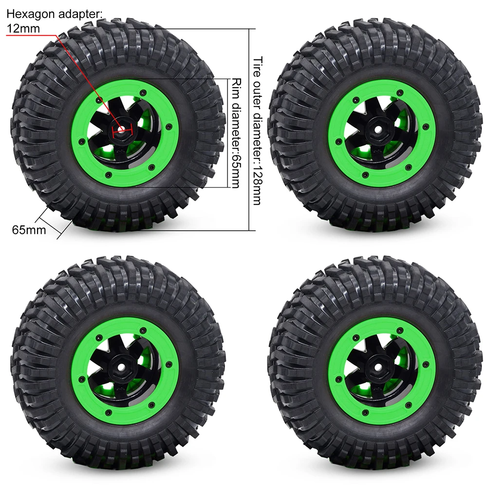 110mm RC Car Rubber Tires 1/10 Short Course Truck Wheel for ARRMA SENTON XLH 9125 Traxxas Slash
110mm RC Car Rubber Tires 1/10 Short Course Truck Wheel for ARRMA SENTON XLH 9125 Traxxas Slash