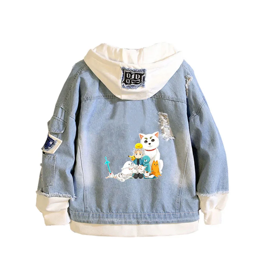 Anime Natsume yuujinchou Coat Teens cowboy Cosplay Jacket Men Women Casual Denim Hooded Loose coat Cartoon Hooded
Anime Natsume yuujinchou Coat Teens cowboy Cosplay Jacket Men Women Casual Denim Hooded Loose coat Cartoon Hooded