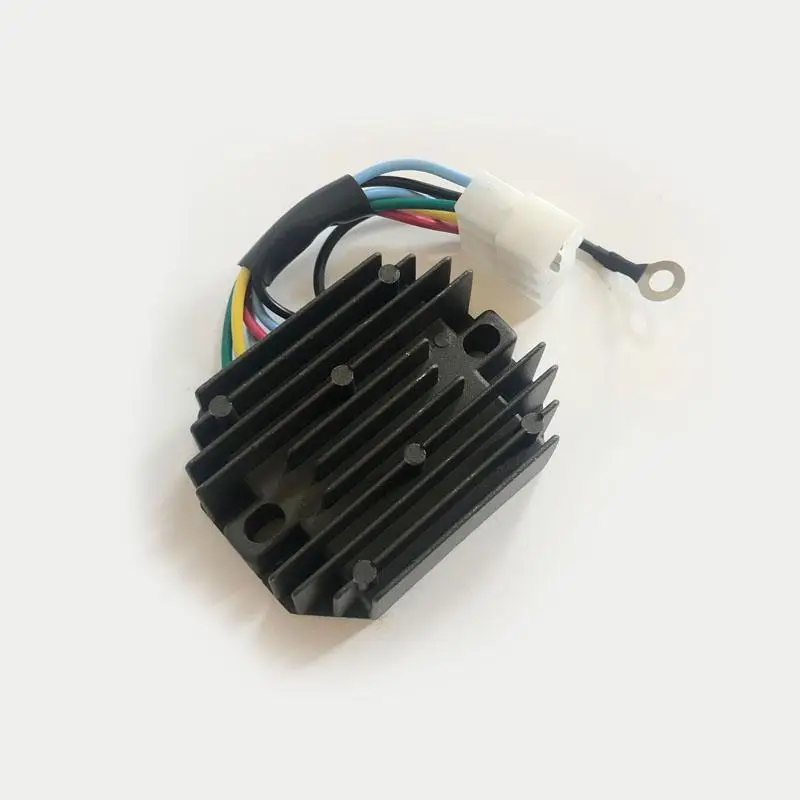 For Kubota Excavator KH-007 KH-51 KH-121 KH-161 KH-41 KH-71 KH-91 U15 U25 U35 12V Voltage Rectifier Regulator 6 Wire 15351-64600
For Kubota Excavator KH-007 KH-51 KH-121 KH-161 KH-41 KH-71 KH-91 U15 U25 U35 12V Voltage Rectifier Regulator 6 Wire 15351-64600