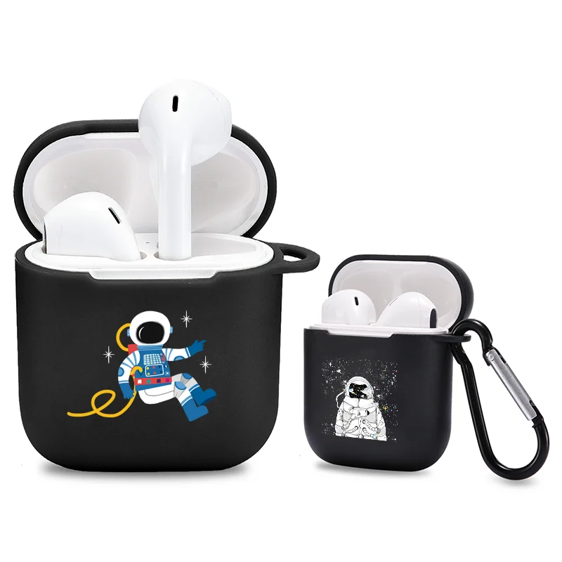 Cartoon Cute Black For Air Pods Case For Air Pods 1 2 Case Soft Luxury Astronaut Bluetooth Earphone Case For Airpods Headphone
Cartoon Cute Black For Air Pods Case For Air Pods 1 2 Case Soft Luxury Astronaut Bluetooth Earphone Case For Airpods Headphone