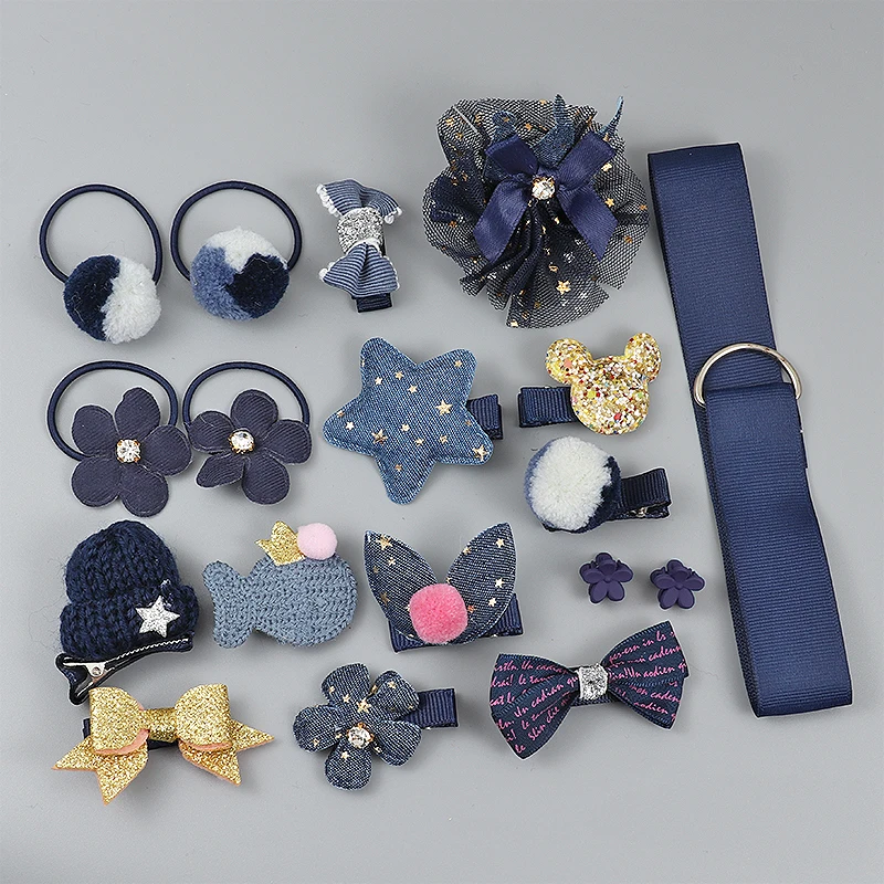 18 Piece Hair Clip Set Cute Hair Accessories Girl Headwear Bow Flower Animal Hairpins Hair Band Cartoon Elastic Headdress Gift
18 Piece Hair Clip Set Cute Hair Accessories Girl Headwear Bow Flower Animal Hairpins Hair Band Cartoon Elastic Headdress Gift