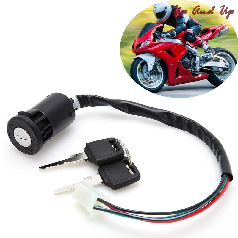 1set Universal Ignition Key Switch Lock 4 Wires For Motorcycle Motor Scooters Motorcycle
1set Universal Ignition Key Switch Lock 4 Wires For Motorcycle Motor Scooters Motorcycle