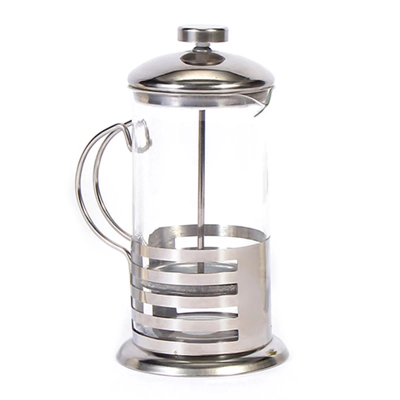 Manual Coffee Espresso Maker Pot French Coffee Tea Percolator Filter Stainless Steel Glass Teapot Cafetiere Press Plunger 350Ml 
Manual Coffee Espresso Maker Pot French Coffee Tea Percolator Filter Stainless Steel Glass Teapot Cafetiere Press Plunger 350Ml