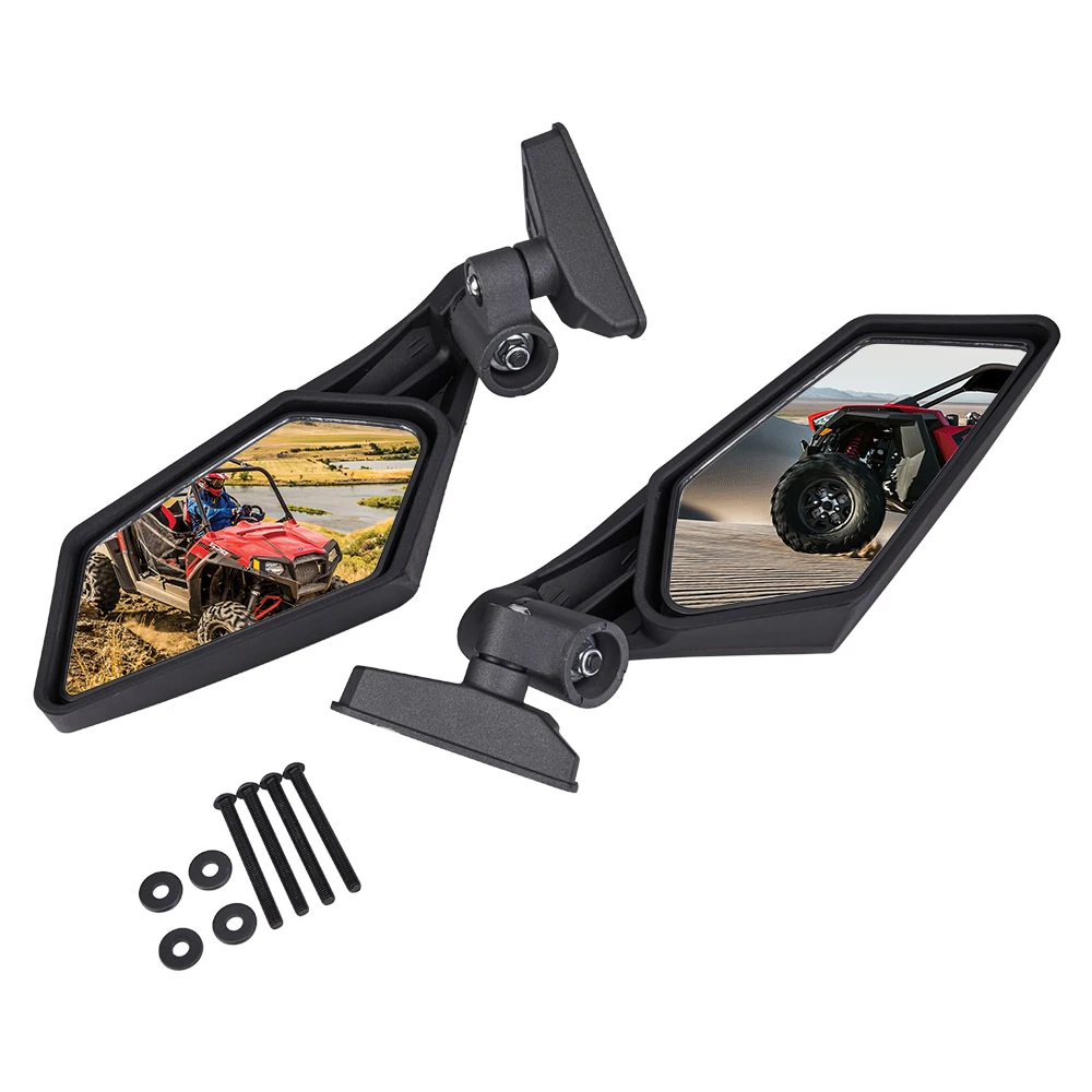 UTV Side View Mirrors Rearview Mirror Adjustable Mirror for Can Am Maverick X3 Max R X3 R For Suzuki King Quad 450 Quadracer
UTV Side View Mirrors Rearview Mirror Adjustable Mirror for Can Am Maverick X3 Max R X3 R For Suzuki King Quad 450 Quadracer