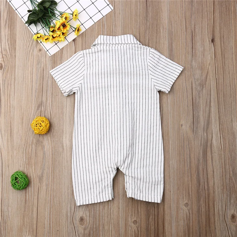 2021 Toddle Baby Striped Romper, 0-18 Months Unisex Short Sleeve Party cute Bow Jumpsuit for Summer
2021 Toddle Baby Striped Romper, 0-18 Months Unisex Short Sleeve Party cute Bow Jumpsuit for Summer