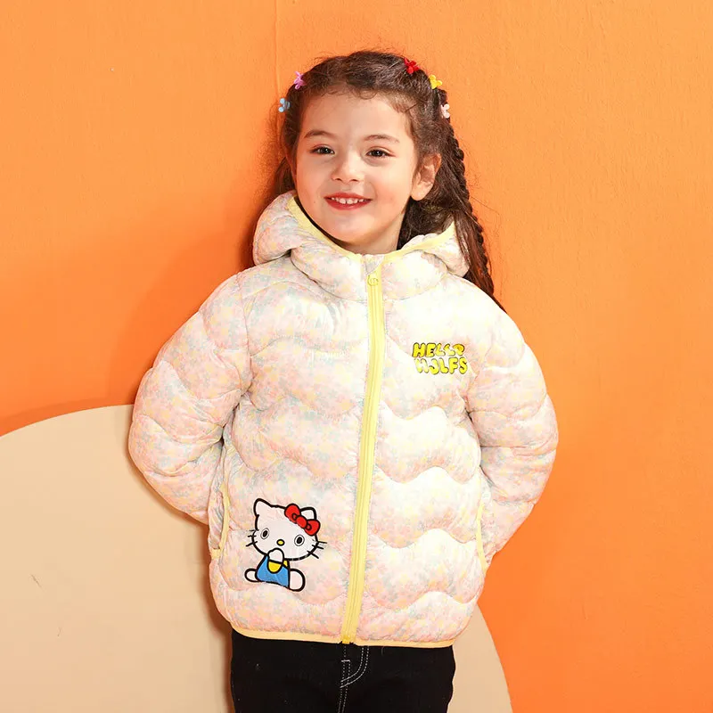 Детская зимняя куртка Детский пуховик детская одежда для маленьких девочек
