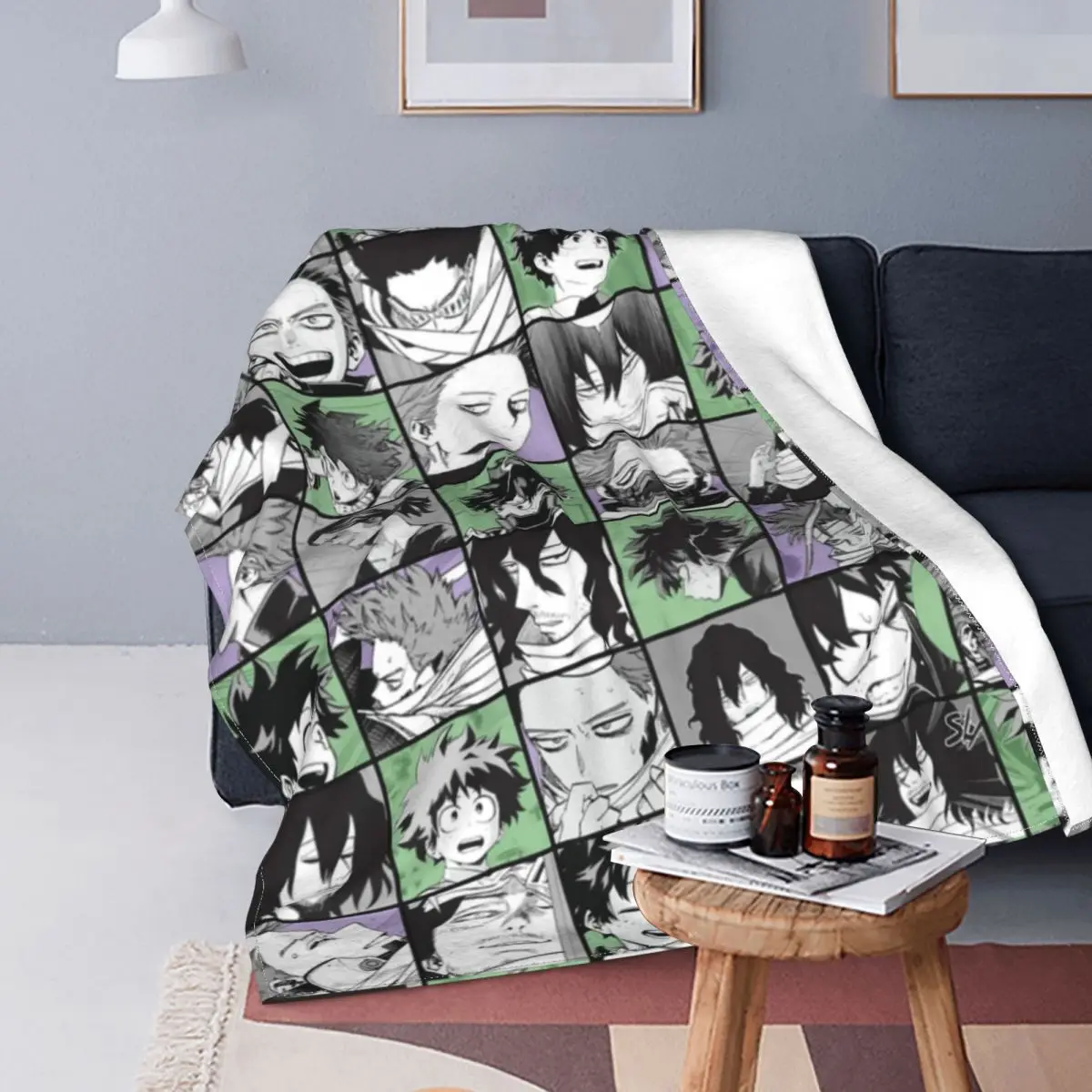 Boku No My Hero Academia Collage Blanket Academy Anime Hawks Midoriya Izuku Flannel Funny Warm Throw Blanket for Bedding Lounge
Boku No My Hero Academia Collage Blanket Academy Anime Hawks Midoriya Izuku Flannel Funny Warm Throw Blanket for Bedding Lounge