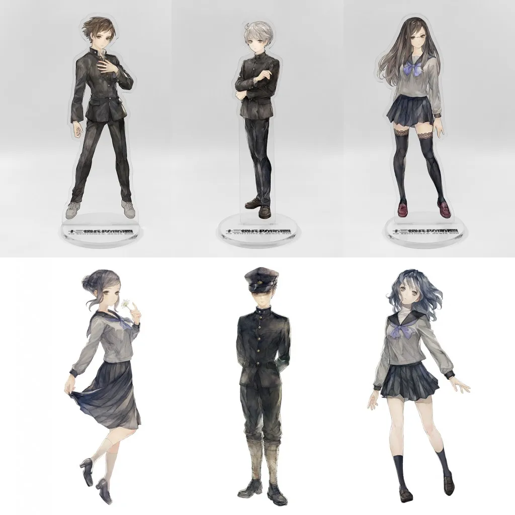 Аниме 13 SENTINELS:AEGIS RIM Kurabe Juro Fuyusaka Iori Amiguchi Shu акриловая модель на подставке фигурка дисплей Косплей стол Декор 
Аниме 13 SENTINELS:AEGIS RIM Kurabe Juro Fuyusaka Iori Amiguchi Shu акриловая модель на подставке фигурка дисплей Косплей стол Декор