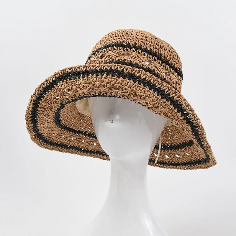 Summer Hat Women Straw Sun Beach Wide Brim Breathable Sun Protection Folding Outdoor Accessory
Summer Hat Women Straw Sun Beach Wide Brim Breathable Sun Protection Folding Outdoor Accessory
